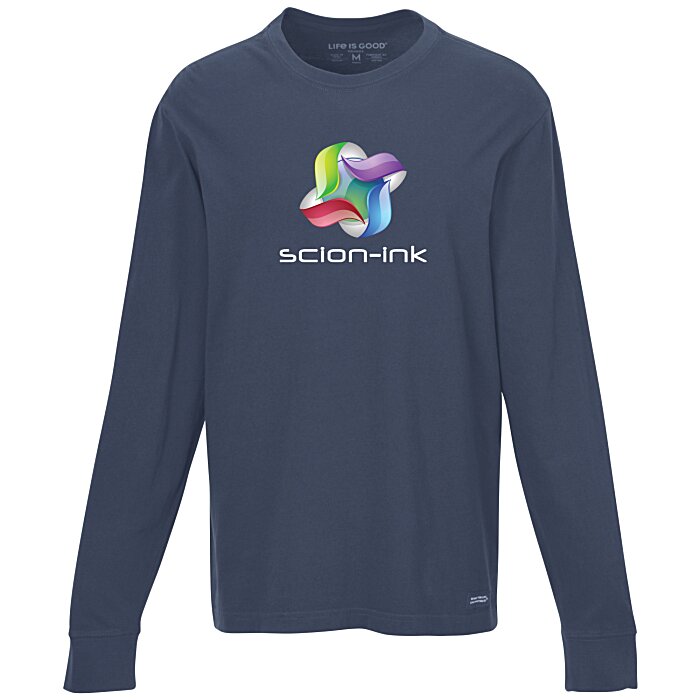 Custom Life is Good Crusher Long Sleeve Tee - Men's - Full Colour
