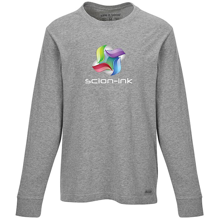 Custom Life is Good Crusher Long Sleeve Tee - Men's - Full Colour