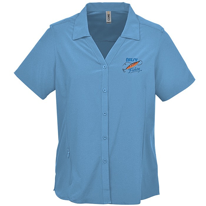 Custom Ultra UVP Marina Short Sleeve Shirt - Ladies'