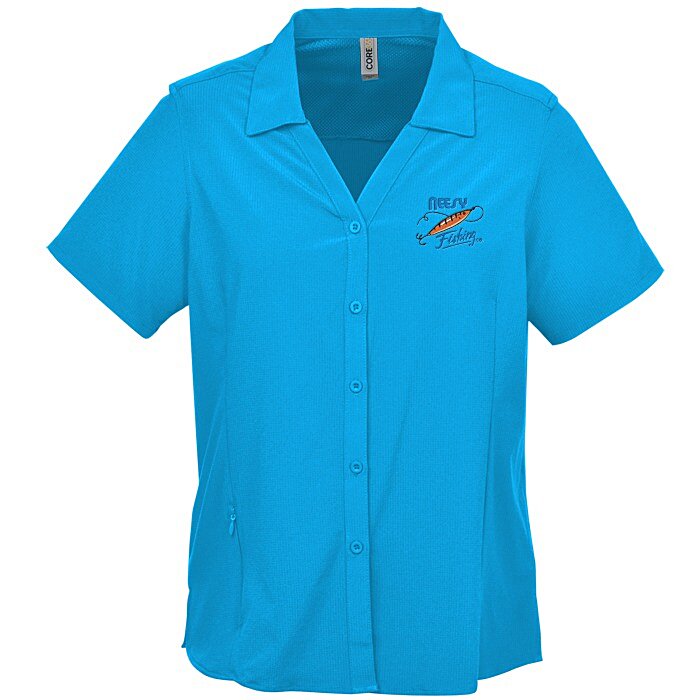 Custom Ultra UVP Marina Short Sleeve Shirt - Ladies'