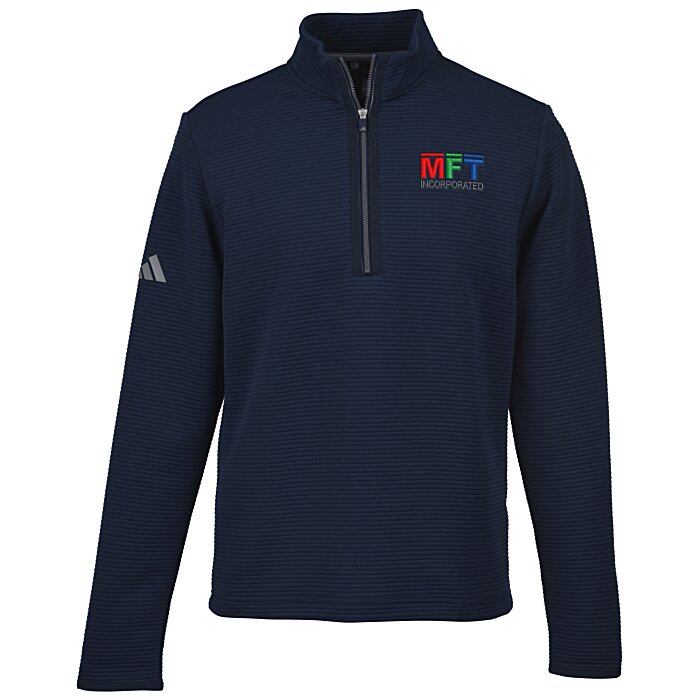 Custom adidas Spacer 1/4-Zip Pullover - Men's