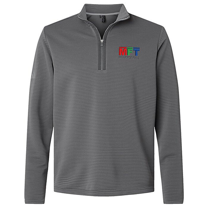 Custom adidas Spacer 1/4-Zip Pullover - Men's