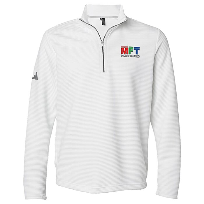 Custom adidas Spacer 1/4-Zip Pullover - Men's