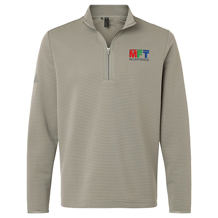 Custom adidas Spacer 1/4-Zip Pullover - Men's