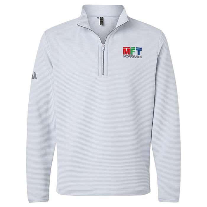 Custom adidas Spacer 1/4-Zip Pullover - Men's