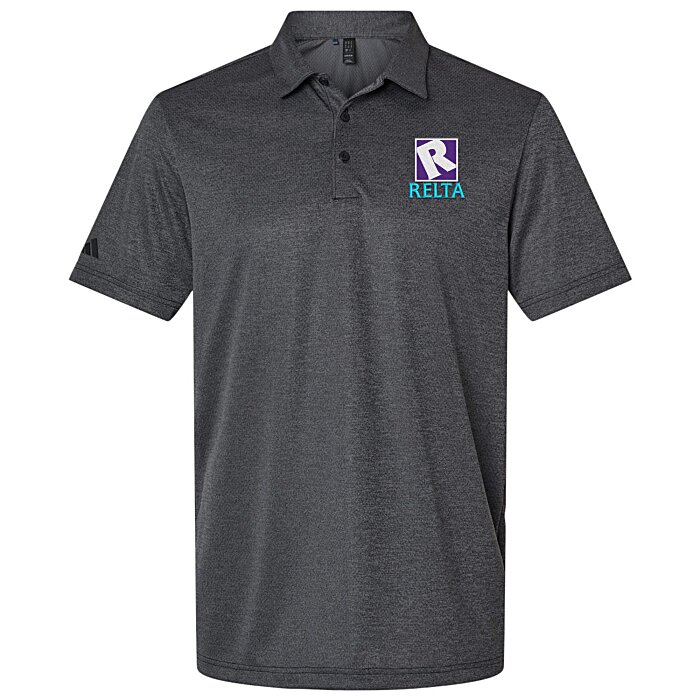 Custom adidas Space-Dyed Polo Shirt - Men's