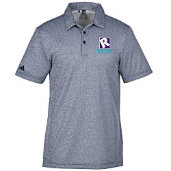 Custom adidas Space-Dyed Polo Shirt - Men's