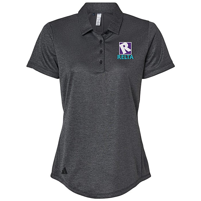 Custom adidas Space-Dyed Polo Shirt - Ladies'