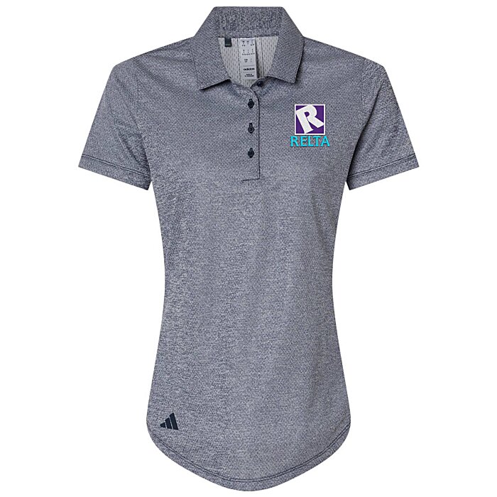 Custom adidas Space-Dyed Polo Shirt - Ladies'