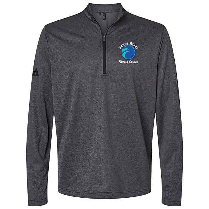 Custom adidas Space-Dyed 1/4-Zip Pullover - Men's