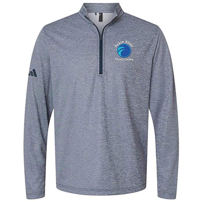 Custom adidas Space-Dyed 1/4-Zip Pullover - Men's