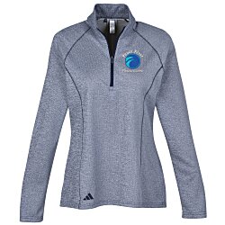 Custom adidas Space-Dyed 1/4-Zip Pullover - Ladies'