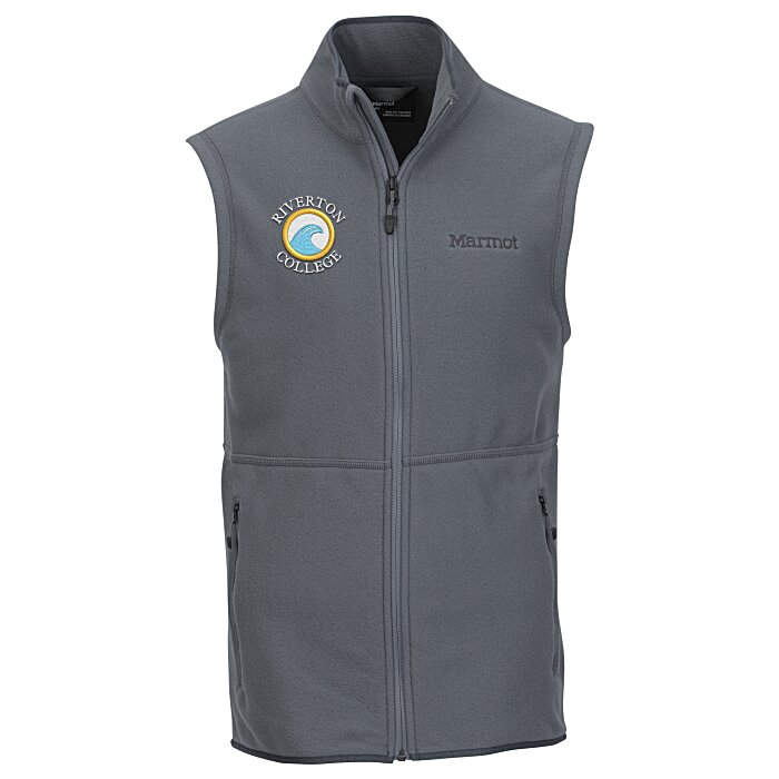 Custom Marmot Rocklin Fleece Vest - Men's