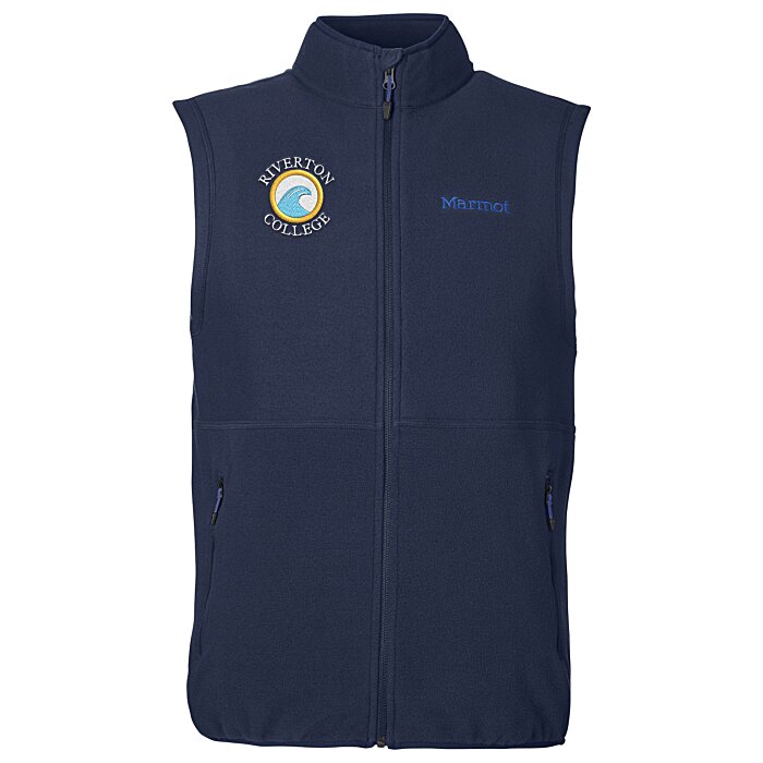 Custom Marmot Rocklin Fleece Vest - Men's