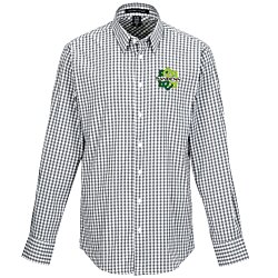 Custom Crownlux Performance Gingham Shirt - Men's