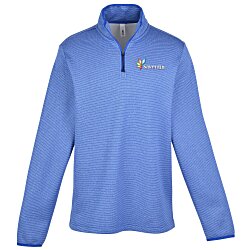Custom Venture Heathered Stripe 1/4-Zip Pullover - Men's