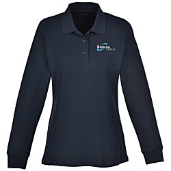 Custom Palo Cotton Pique Long Sleeve Polo - Ladies'