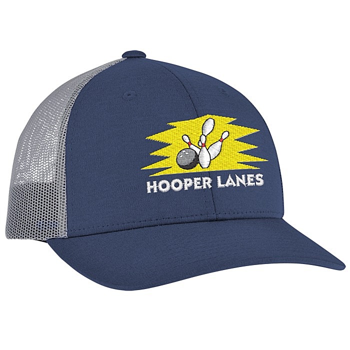 Custom Zone Sonic Heather Trucker Cap - Youth