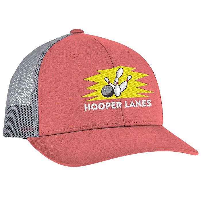Custom Zone Sonic Heather Trucker Cap - Youth