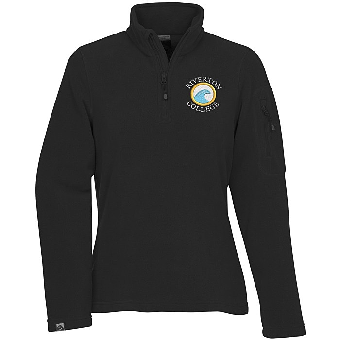 Custom Storm Creek Fireside Fleece 1/4-Zip Pullover - Ladies'