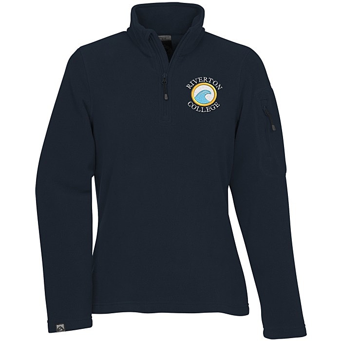 Custom Storm Creek Fireside Fleece 1/4-Zip Pullover - Ladies'