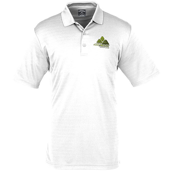 Custom Callaway Horizontal Texture Polo - Men's