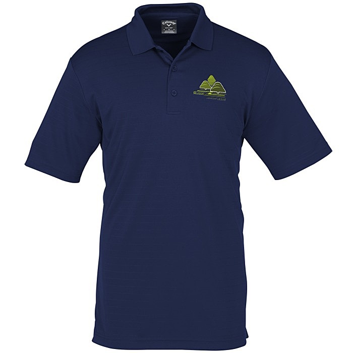 Custom Callaway Horizontal Texture Polo - Men's