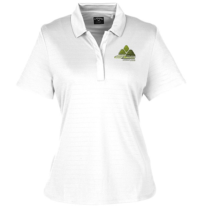 Custom Callaway Horizontal Texture Polo - Ladies'