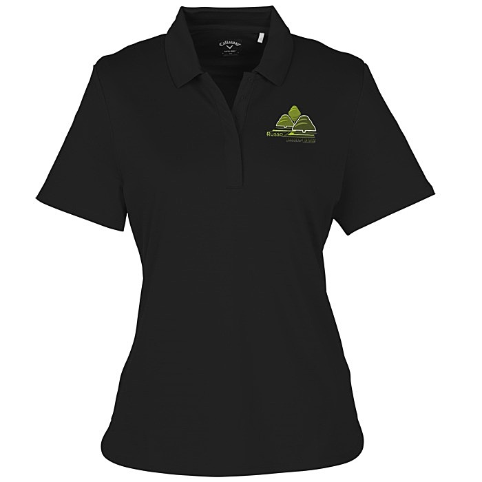 Custom Callaway Horizontal Texture Polo - Ladies'