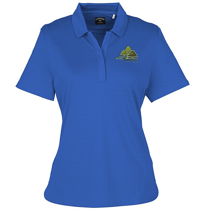 Custom Callaway Horizontal Texture Polo - Ladies'