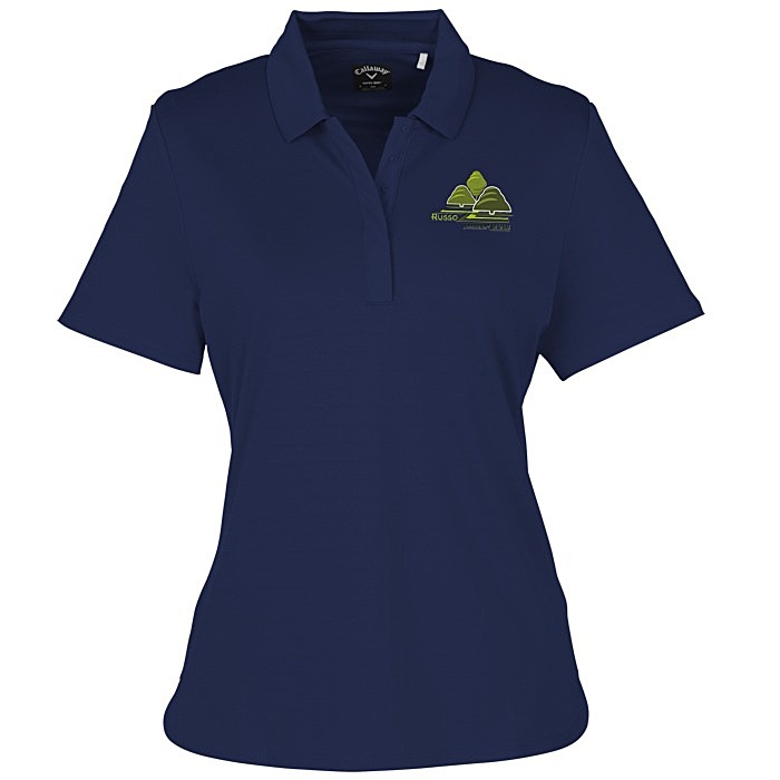 Custom Callaway Horizontal Texture Polo - Ladies'