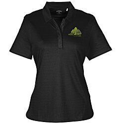 Custom Callaway Horizontal Texture Polo - Ladies'