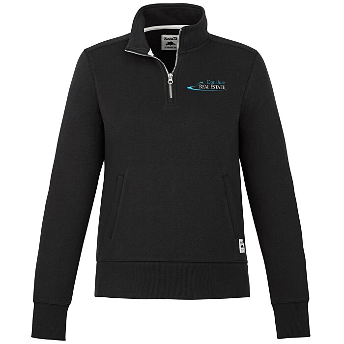 Custom Roots73 PaddleCreek 1/4-Zip Fleece Pullover - Ladies' - 24 hr