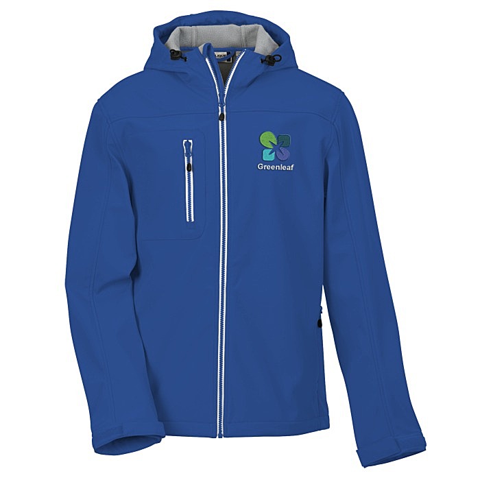Custom Telemark Hooded Soft Shell Jacket - Men's