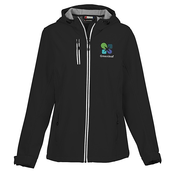 Custom Telemark Hooded Soft Shell Jacket - Ladies'