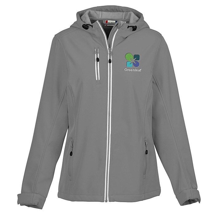 Custom Telemark Hooded Soft Shell Jacket - Ladies'