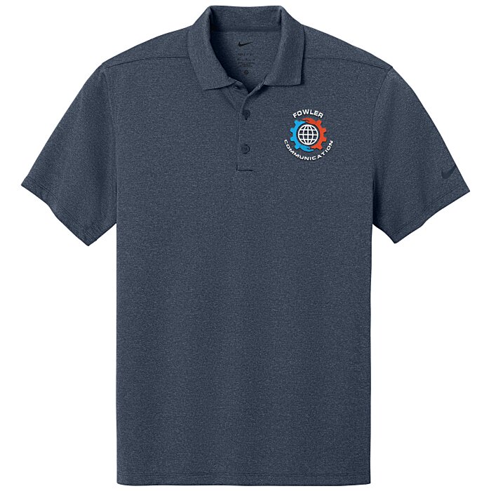 Custom Nike Dri-FIT Smooth Heather Polo - Men's