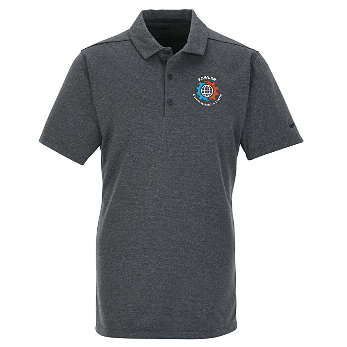 Custom Nike Dri-FIT Smooth Heather Polo - Men's