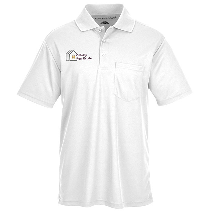 Custom Coal Harbour Everyday Snag Resistant Pocket Polo