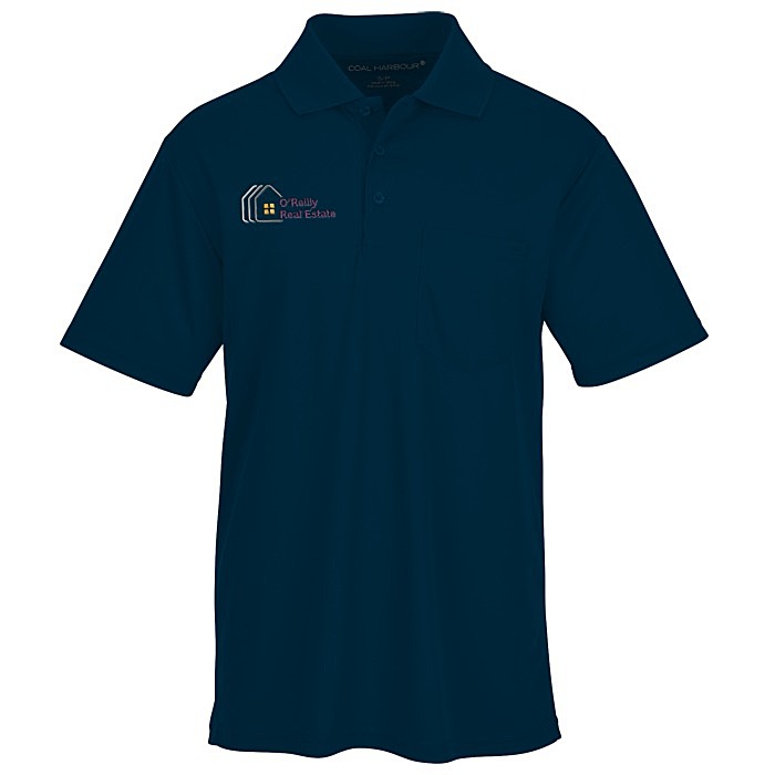 Custom Coal Harbour Everyday Snag Resistant Pocket Polo