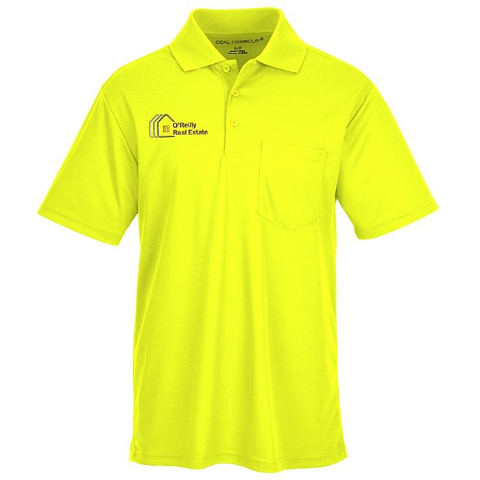 Custom Coal Harbour Everyday Snag Resistant Pocket Polo