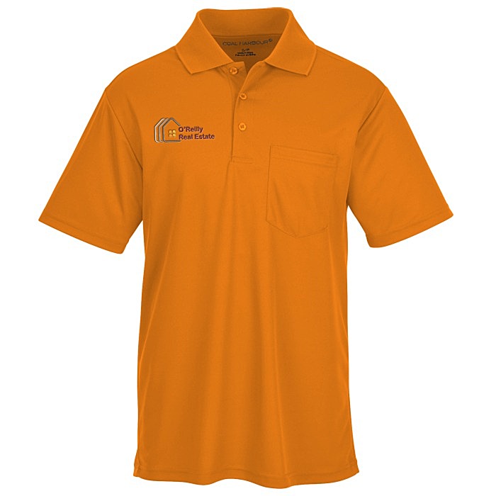 Custom Coal Harbour Everyday Snag Resistant Pocket Polo