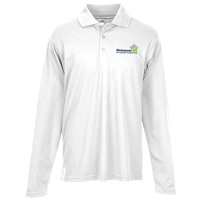 Custom Coal Harbour Everyday Snag Resistant Long Sleeve Polo