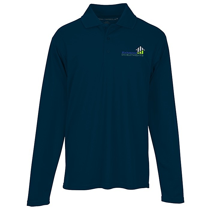 Custom Coal Harbour Everyday Snag Resistant Long Sleeve Polo