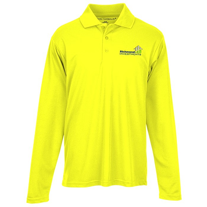 Custom Coal Harbour Everyday Snag Resistant Long Sleeve Polo