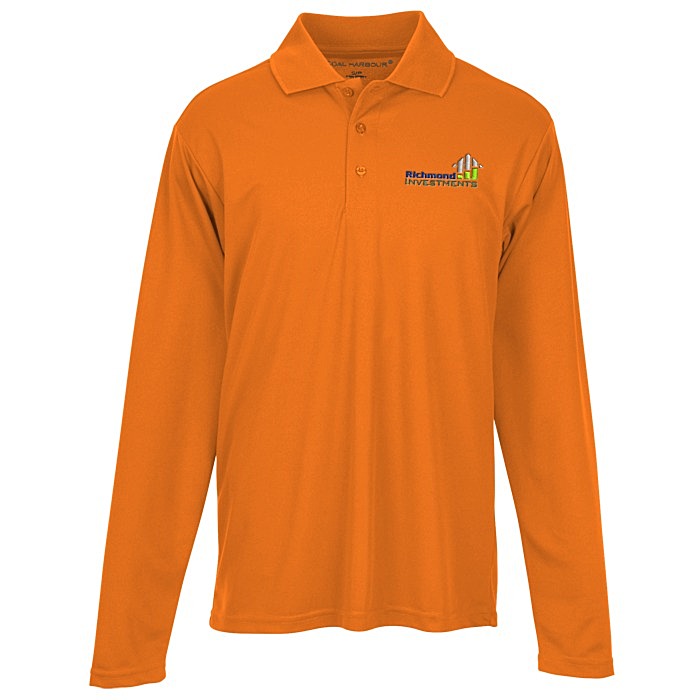 Custom Coal Harbour Everyday Snag Resistant Long Sleeve Polo