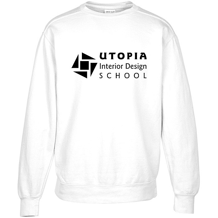 Custom Comfort Colors Garment-Dyed Crew Sweatshirt