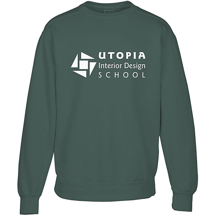 Custom Comfort Colors Garment-Dyed Crew Sweatshirt