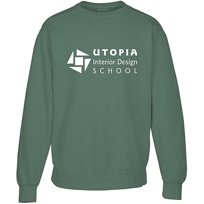 Custom Comfort Colors Garment-Dyed Crew Sweatshirt