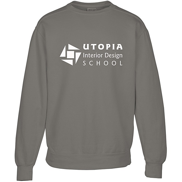 Custom Comfort Colors Garment-Dyed Crew Sweatshirt